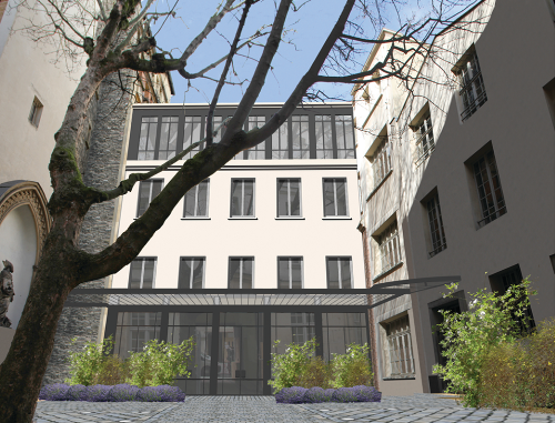 Maison Diocésaine (Siège de l’Archevêché de Paris), rue du Cloitre Notre Dame à Paris 4ème Hervé Montauffier, architecte et urbaniste (Cabinet Montauffier SAS)